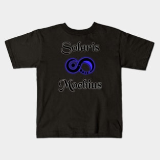 Solaris Moebius Blau (Logo mit Schrift) Kids T-Shirt